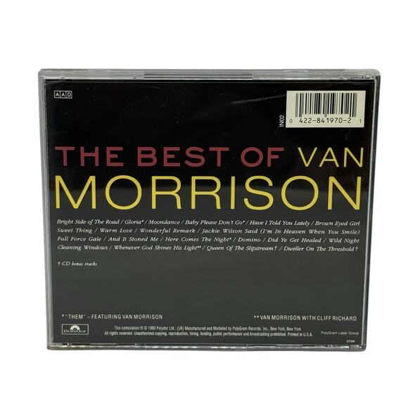 Van Morrison - The Best of Van Morrison CD 1990 Polydor Rock Folk Rock Pop - Picture 4 of 16